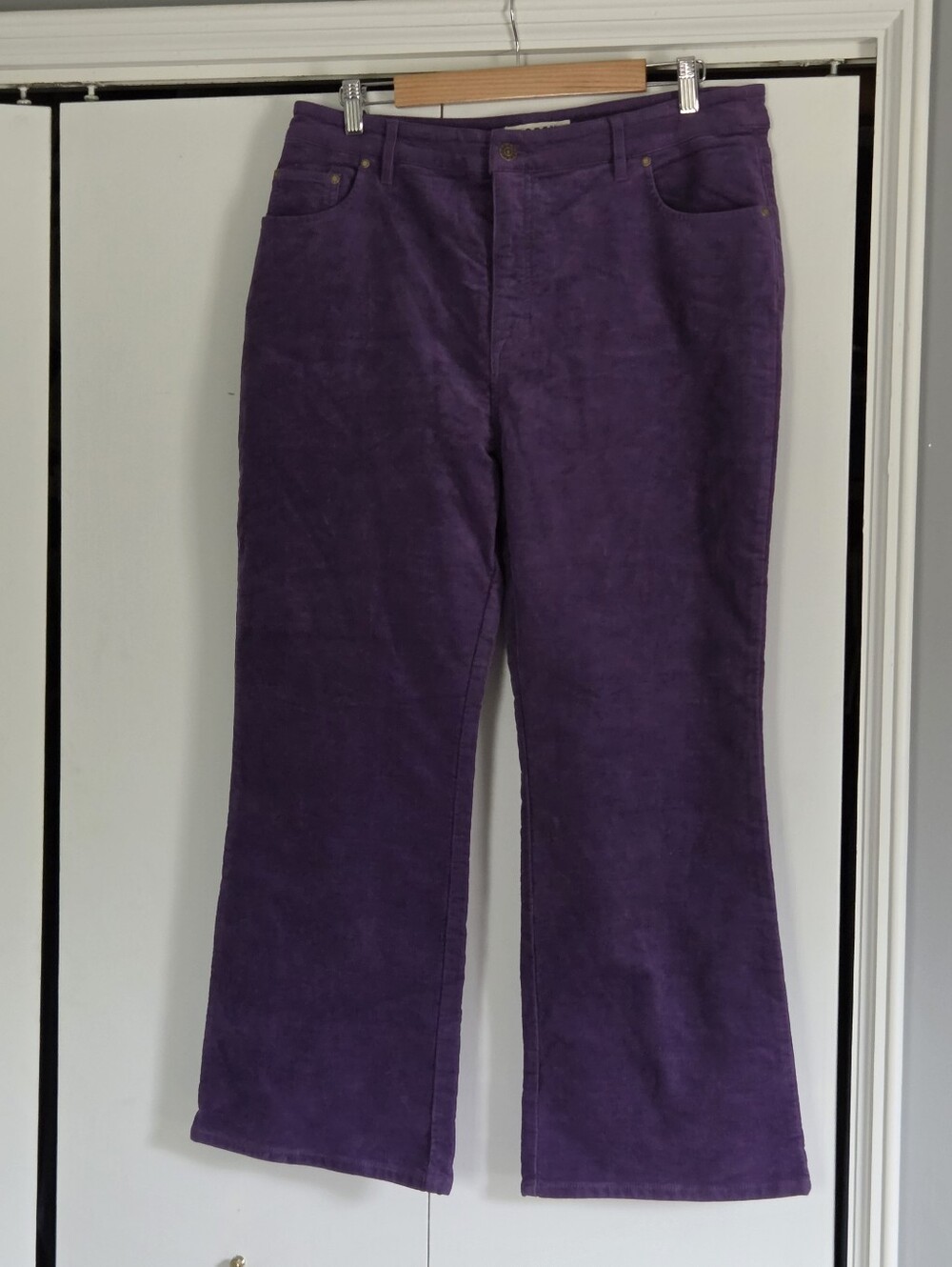 Boden Purple Corduroy Trousers